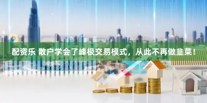 配资乐 散户学会了峰极交易模式，从此不再做韭菜！